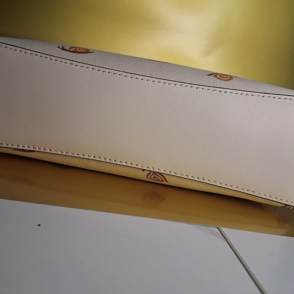 Coach Cream Snail Print Women's Bag